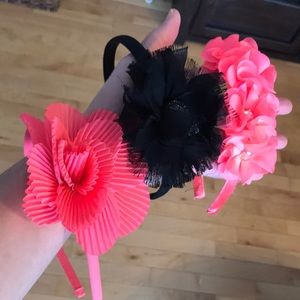 Three girls headbands